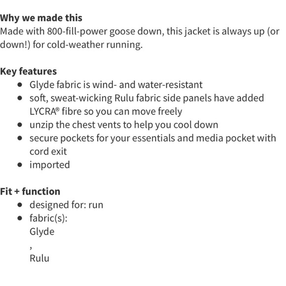 Lululemon Down For A Run Jacket EUC - Picture 7 of 7